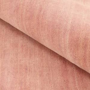 Wollteppich Gabbeh Uni Quardratisch Wolle - Pink - 150 x 150 cm