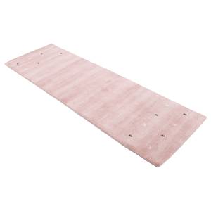 Tapis de couloir Gabbeh Uni Rose foncé - 80 x 600 cm