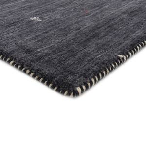 Tapis de couloir Gabbeh Uni Noir - 80 x 600 cm