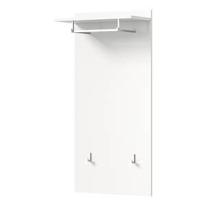 Kompaktgarderobe Bhanduri - 165 cm Hochglanz Weiß / Matt Weiß