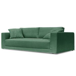 3-Sitzer Sofa Grety mit Wechselbezug Webstoff Stormy: Grün