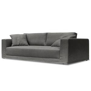 3-Sitzer Sofa Grety mit Wechselbezug Webstoff Stormy: Dunkelgrau