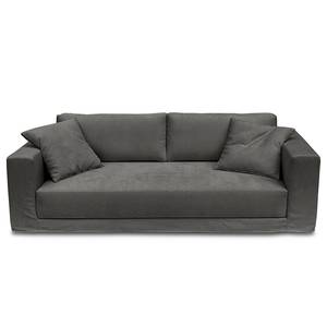 3-Sitzer Sofa Grety mit Wechselbezug Webstoff Stormy: Dunkelgrau