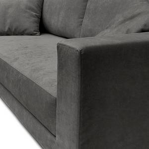 3-Sitzer Sofa Grety mit Wechselbezug Webstoff Stormy: Dunkelgrau