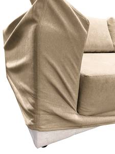 Fauteuil XXL Grety avec housse amovible Tissu Stormy: Beige