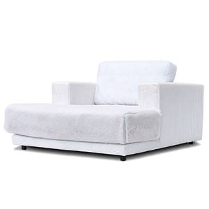 Fauteuil XXL Grety avec housse amovible Tissu Stormy: Gris foncé