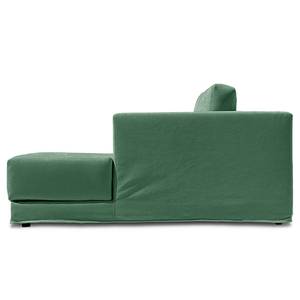 XXL-fauteuil Grety met extra hoes Geweven stof Stormy: Groen