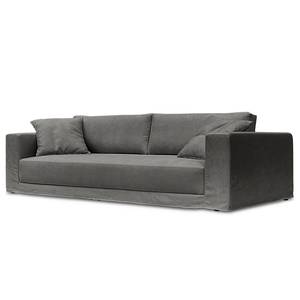 Wechselbezug Grety Big-Sofa Webstoff Stormy: Dunkelgrau