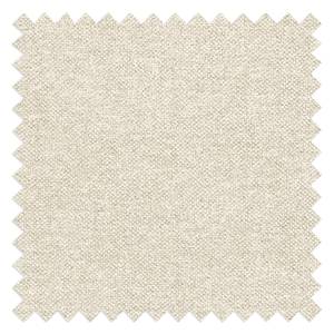 Polsterhocker Grety mit Wechselbezug Webstoff Stormy: Creme