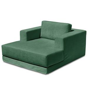 Meubelhoes Grety XXL-fauteuil Geweven stof Stormy: Groen