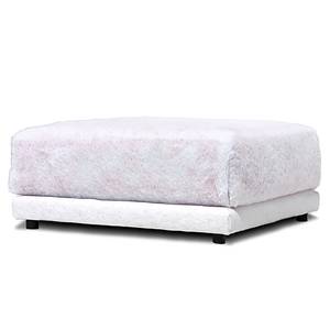 Housse amovible Grety pour repose-pieds Tissu Stormy: Gris foncé