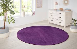 Teppich Nasty Typ B Polypropylen / Fleece - Violett - Durchmesser: 133 cm