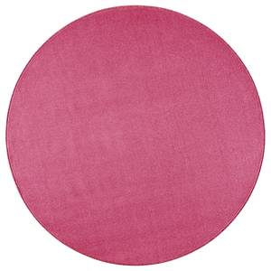 Teppich Nasty Typ B Polypropylen / Fleece - Pink - Durchmesser: 133 cm