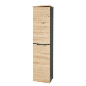 Aktenschrank Moosic Eiche Artisan Dekor / Graphit - Breite: 45 cm