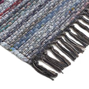 Tapis en coton Kelim Chindi Gris - 120 x 170 cm