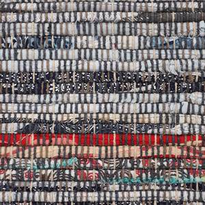 Katoenen vloerkleed Kelim Chindi katoen/polyester - Grijs - 200 x 250 cm
