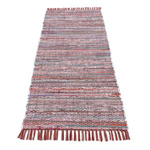 Läufer Kelim Chindi Baumwolle / Polyester - Rot - 60 x 180 cm