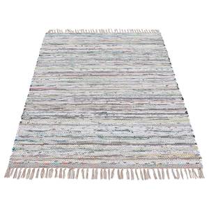 Tappeto di cotone Kelim Chindi cotone / poliestere - Beige - 160 x 230 cm