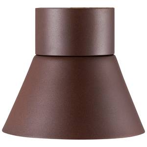 Applique murale Kyklop cône Aluminium - 1 ampoule - Marron