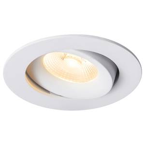 Inbouwlamp Aliki aluminium - 1 lichtbron - Wit