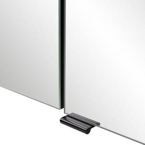 Badkamerset BALA 2-del. mineraalmarmer B incl. verlichting - Wotan eikenhouten look - Wit - Breedte: 120 cm