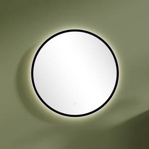 Beleuchteter Spiegel BALA Aluminium - Schwarz