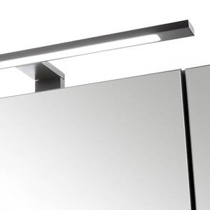 Badkamerset BALA 2-delig keramiek type B incl. verlichting - Wotan eikenhouten look - Wit - Breedte: 80 cm