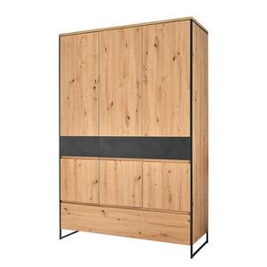 Kleiderschrank Lareille Eiche Artisan Dekor / Anthrazit