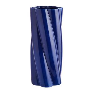 Vase TWIST Steingut - Blau