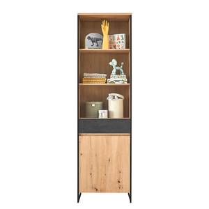 Open kast Lareille Artisan eikenhouten look/antracietkleurig