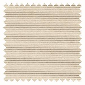 Poggiapiedi GARBO con piedi di legno Velluto a coste Snor: beige - Nero