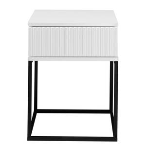 Table de chevet Motts Blanc - 40 x 52 cm