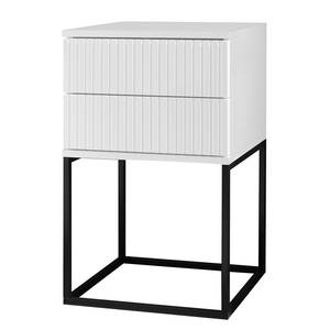 Table de chevet Motts Blanc - 40 x 65 cm