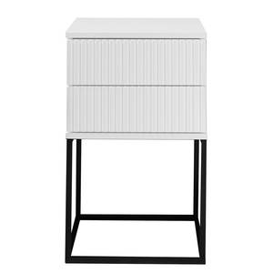 Table de chevet Motts Blanc - 40 x 65 cm