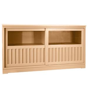 Dressoir Casares geribbeld type B massief pijnboomhout - Pijnboomhout licht