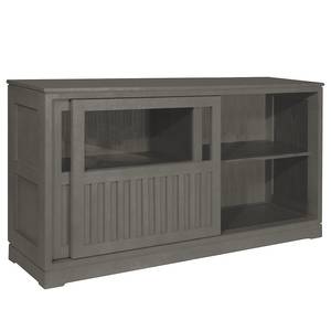 Dressoir Casares geribbeld type B massief pijnboomhout - Grijs