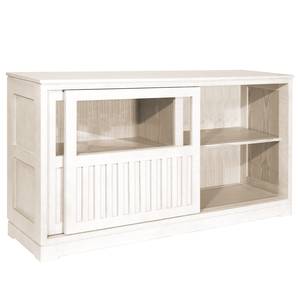 Dressoir Casares geribbeld type B massief pijnboomhout - Pijnboomhout wit