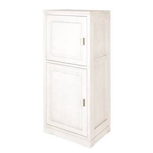 Highboard Casares glad massief pijnboomhout - Pijnboomhout wit - 2 deuren - Scharnieren links - Zonder