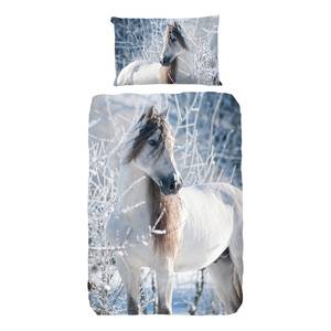 Bevertien beddengoed White Horse katoen - meerdere kleuren - 140x200cm + kussen 90x70cm