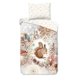 Parure en flanelle de coton Romar Coton - Multicolore - 140 x 200 cm + coussin 90 x 70 cm