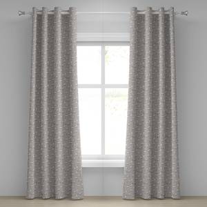 Rideaux à œillets Katze - Lot de 2 Polyester - Gris clair - Hauteur : 260 cm