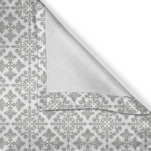 Rideaux à œillets French Lily - Lot de 2 Polyester - Gris clair - Hauteur : 175 cm