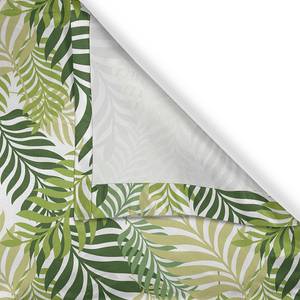 Rideaux à œillets Farnblätter - Lot de 2 Polyester - Vert foncé / Citron vert - Hauteur : 225 cm