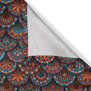 Rideaux Scarlet Mandala - Lot de 2 Polyester - Multicolore - Hauteur : 225 cm