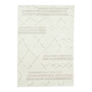 Kurzflorteppich Durlesti Polyester - Creme / Braun - 80 x 140 cm