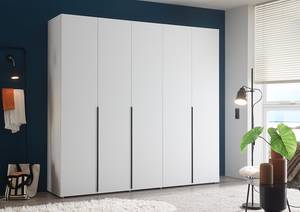 Armoire à portes battantes Affton Blanc - Largeur : 225 cm