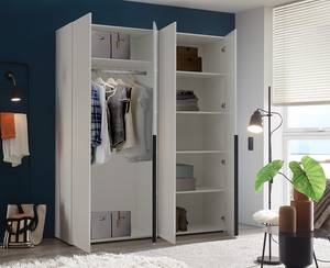 Armoire à portes battantes Affton Blanc - Largeur : 180 cm