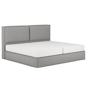 Lit boxspring familial KINX Tissu KINX : Gris - 240 x 200cm - D2 souple