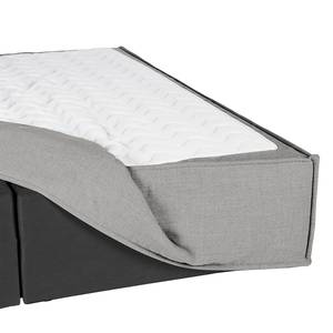 Lit boxspring familial KINX Tissu KINX : Gris - 240 x 200cm - D2 souple