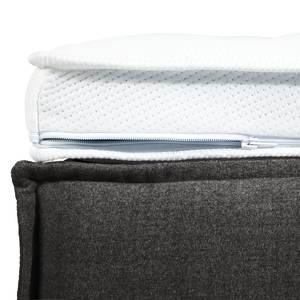 Familienbett Boxspringbett KINX Stoff KINX: Anthrazit - 240 x 200cm - H3